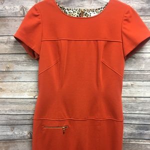 Tahari Orange Dress